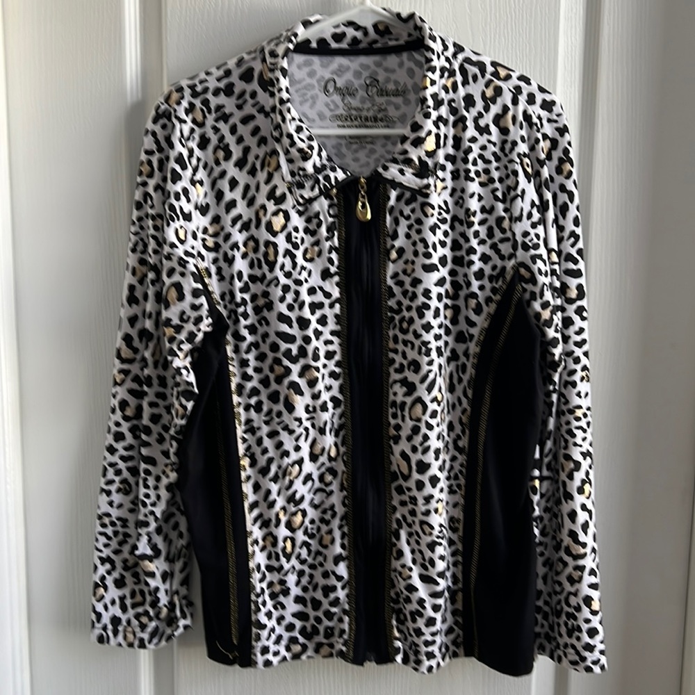 Animal Print Jacket-L